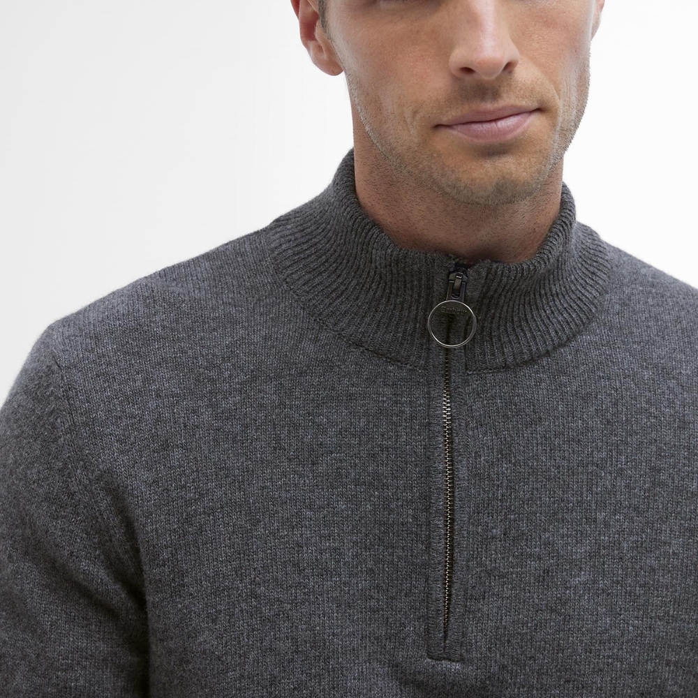 Pull Holden Half Zip Gris - Barbour