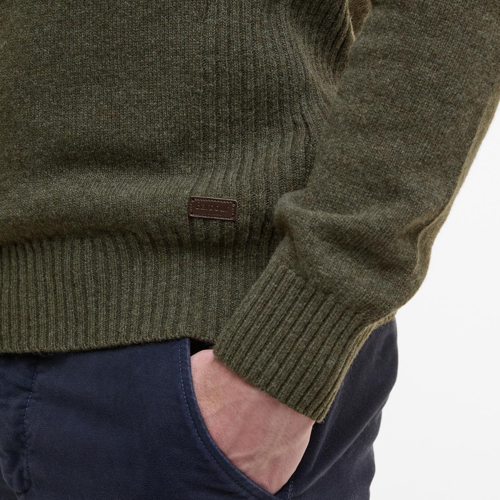 Pull Nelson Essential Half Zip Seaweed - Barbour