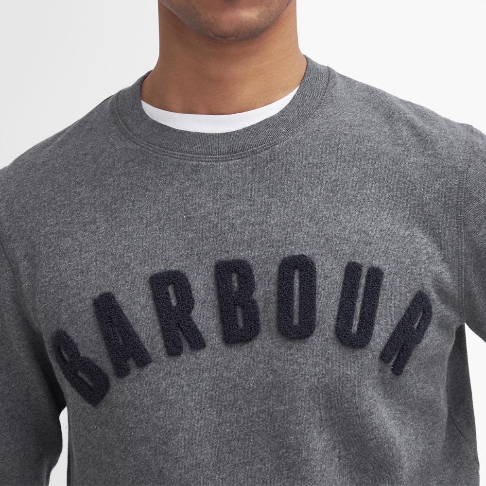 Pull Prep Logo Barbour Gris