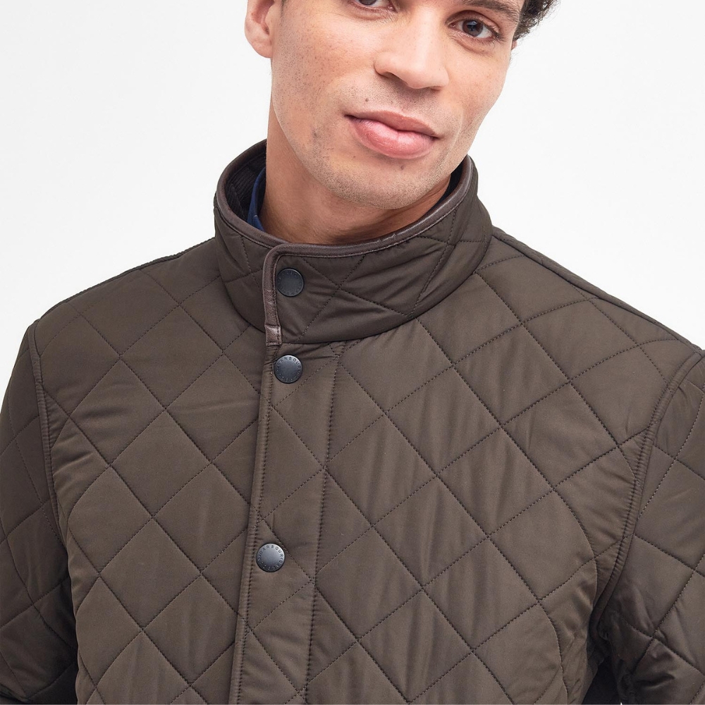 Veste Powell Quilted Jacket Olive - Barbour