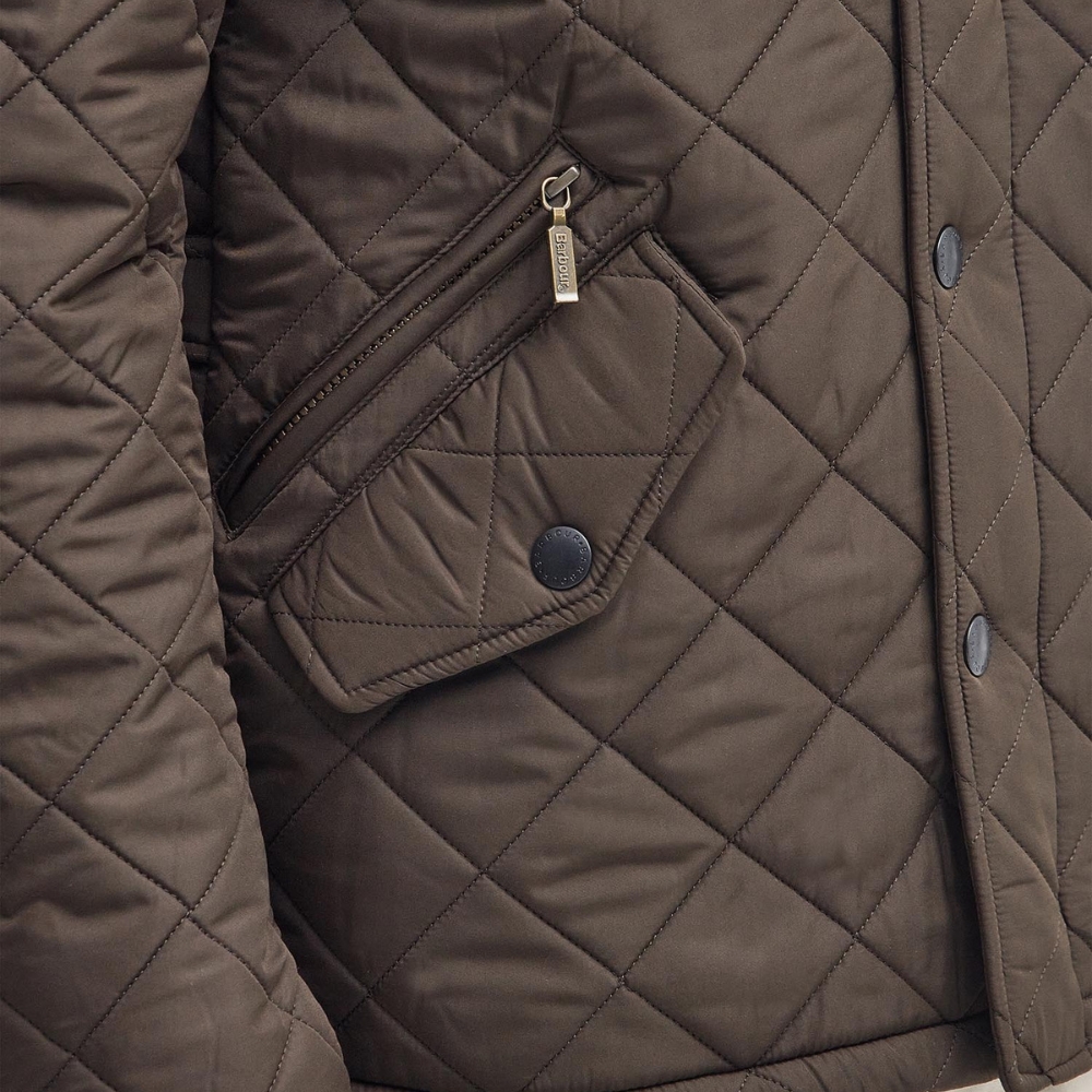 Veste Powell Quilted Jacket Olive - Barbour