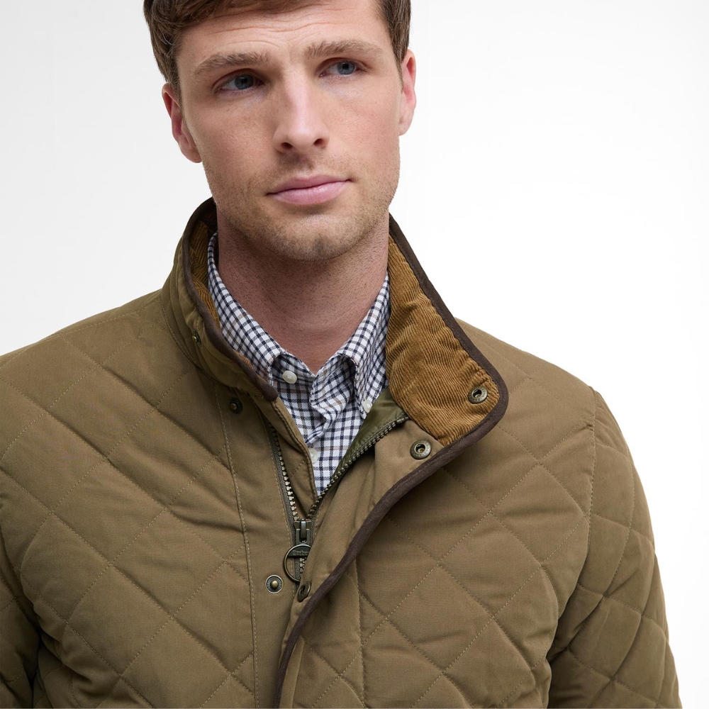 Veste matelasse Shoverler Quilted Jacket Clay - Barbour