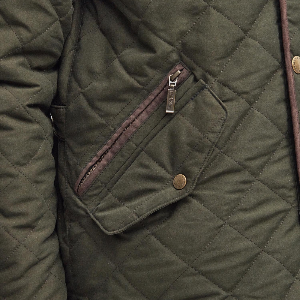 Veste matelasse Shoverler Quilted Jacket Olive - Barbour