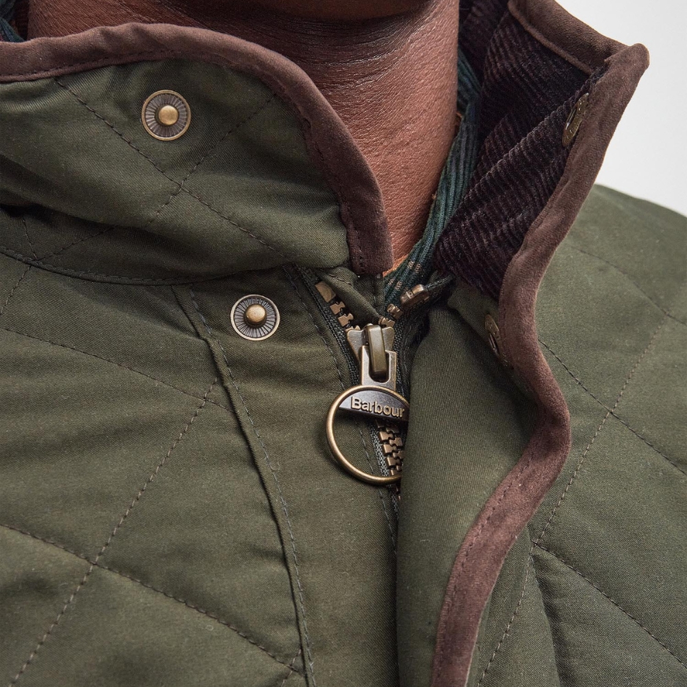 Veste matelasse Shoverler Quilted Jacket Olive - Barbour