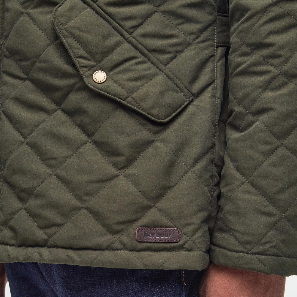 Veste matelasse Shoverler Quilted Jacket Olive - Barbour