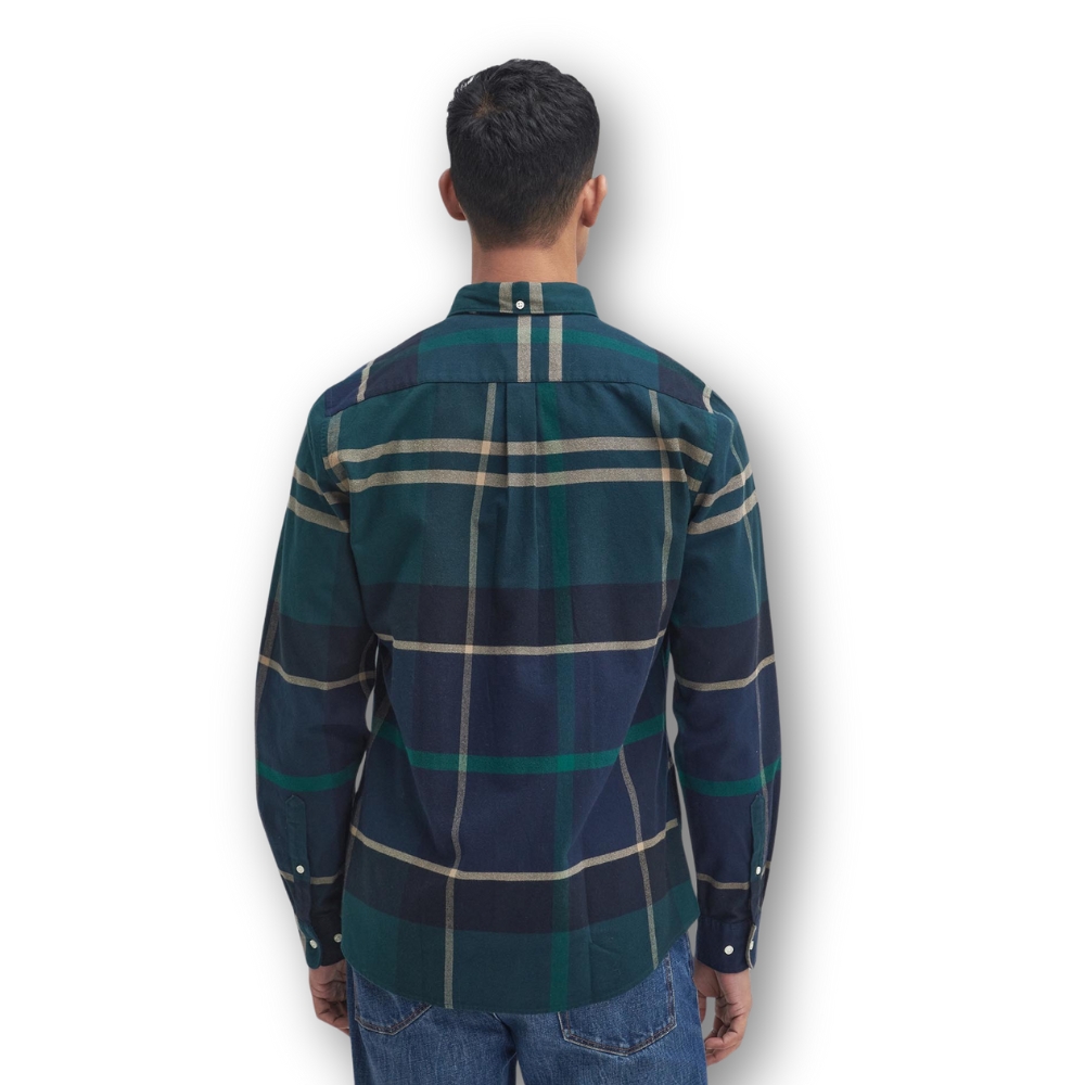 Chemise Iceloch Tailored Tartan Green Loch - Barbour