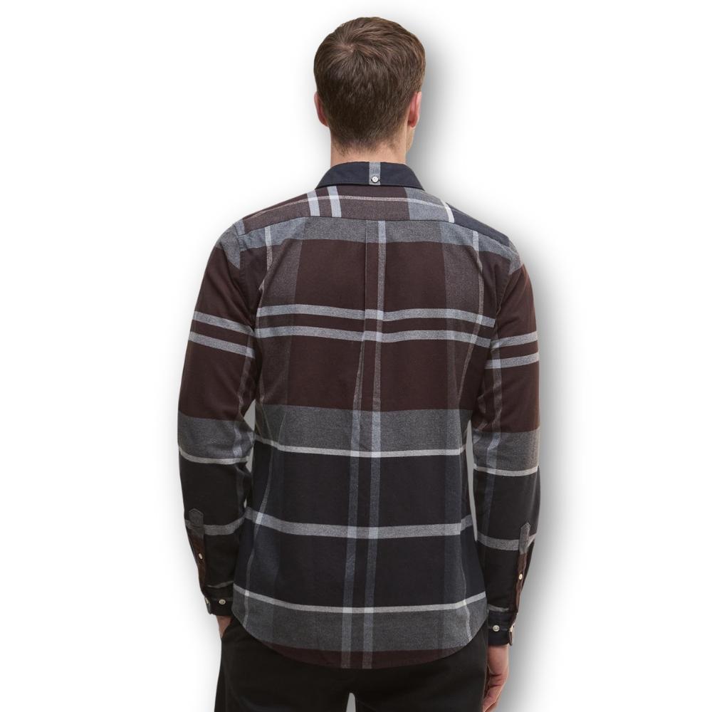 Chemise Iceloch Tailored Tartan Midnight - Barbour