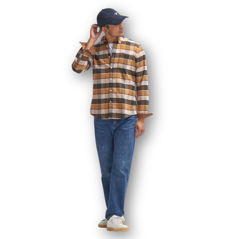 Chemise Valley Tailored Brune - Barbour