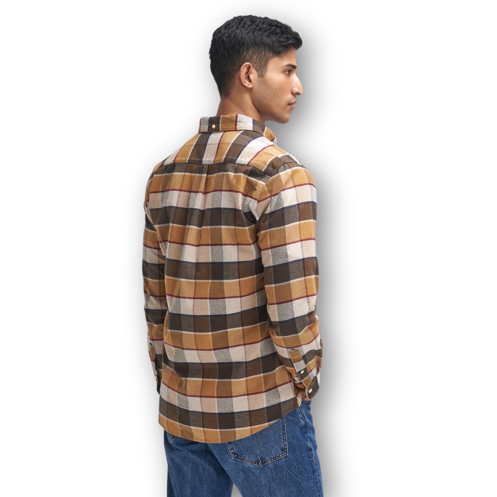 Chemise Valley Tailored Brune - Barbour