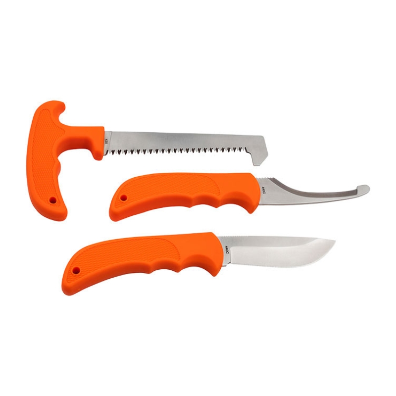 Set Boker 3 couteaux pour gibier - Lame, scie et couteau d'viscration