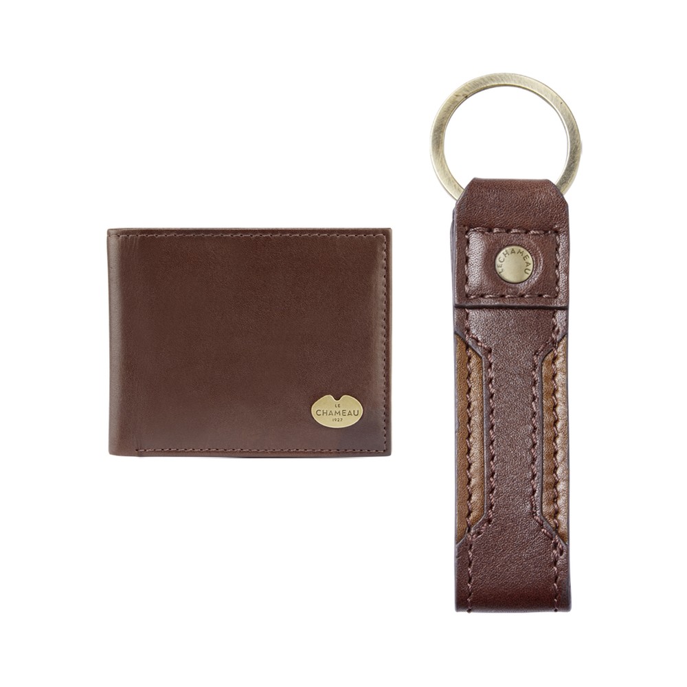 Coffret Cadeau / Portefeuille + Porte-cls - Le Chameau