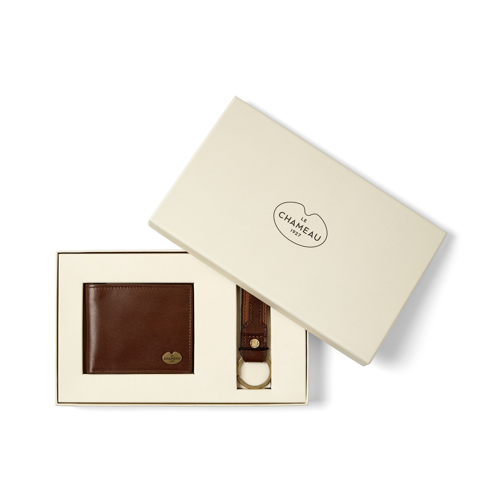 Coffret Cadeau / Portefeuille + Porte-cls - Le Chameau