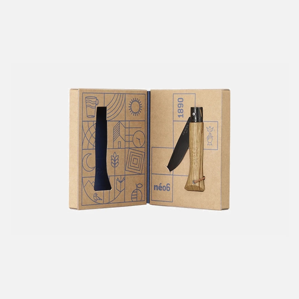 Opinel Opiflex N06 Chne Black - Couteau pliant de poche