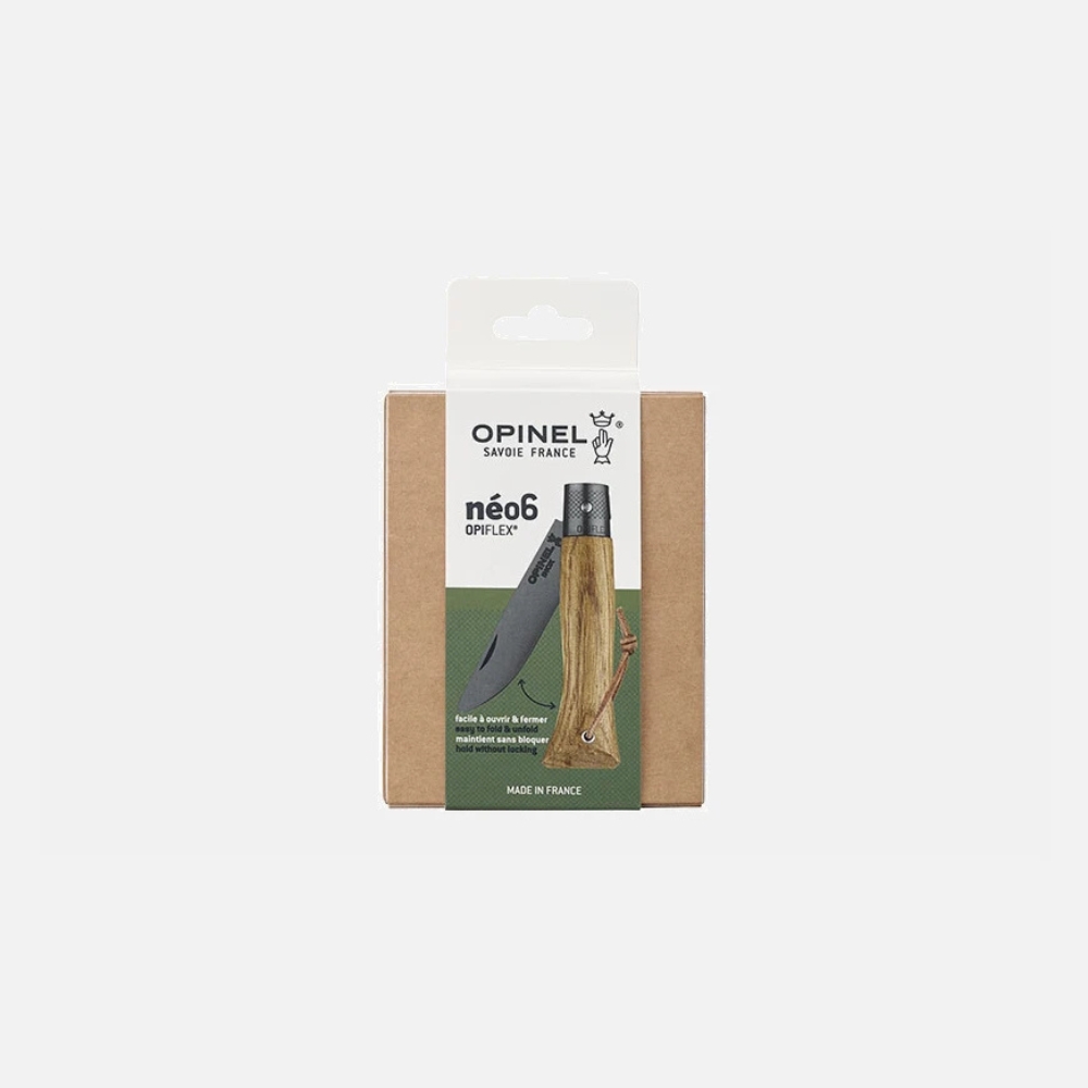 Opinel Opiflex N06 Chne Black - Couteau pliant de poche