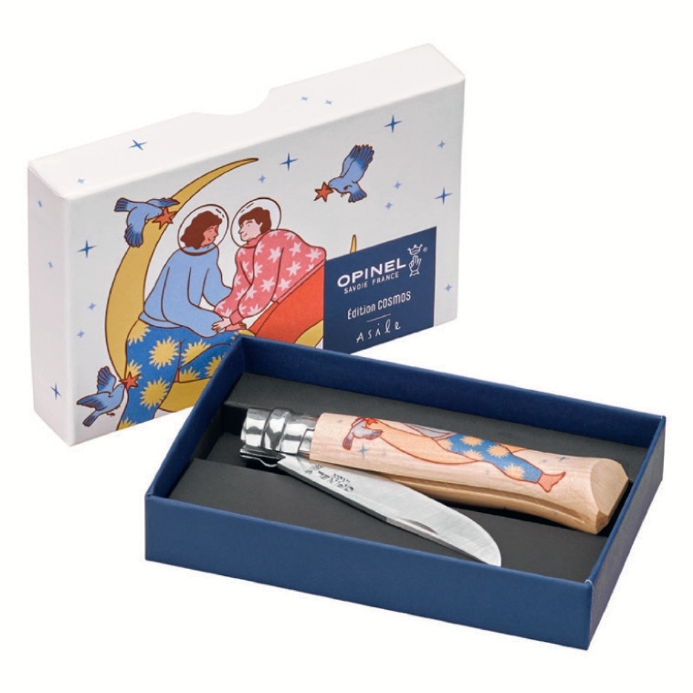 Opinel N 08 Cosmos Asile - Couteau Poche Srie Limite Numrote