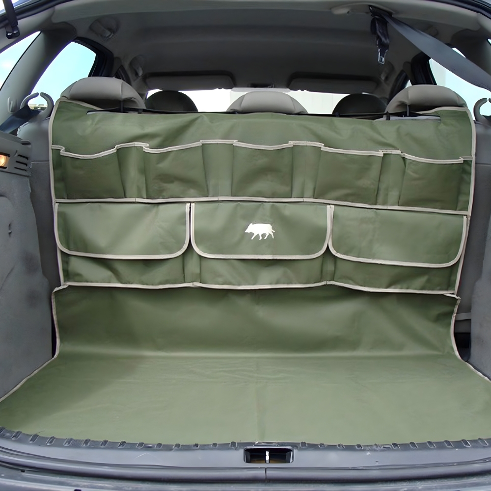 Protection de Coffre Impermable & Organisateur Chasse Kaki