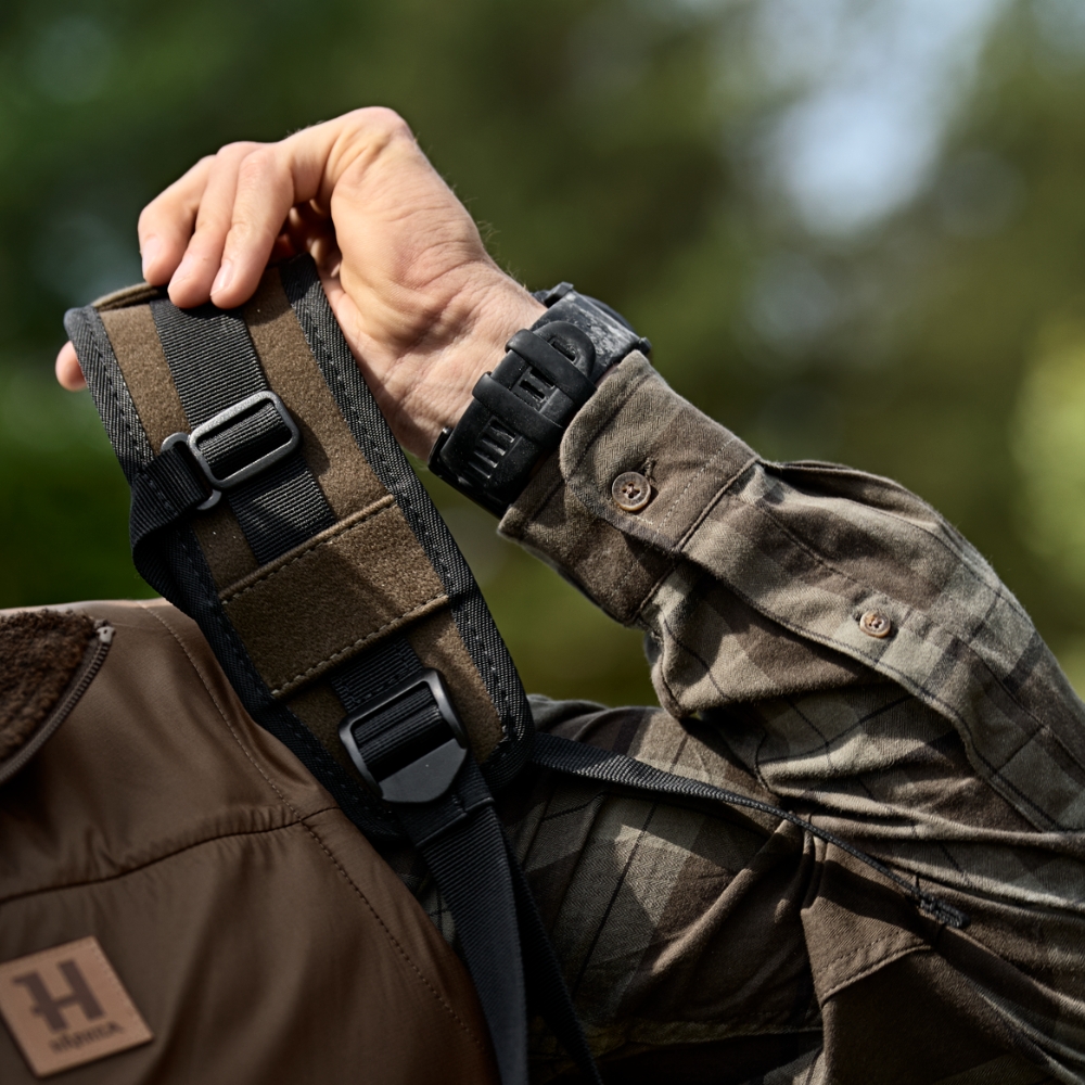 Chemise ML Fjell Green Check - H�rkila