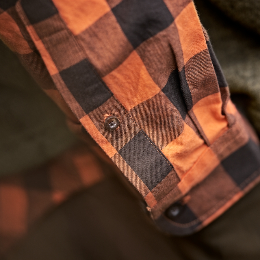 Chemise Scandinavian Mandarin Check - H�rkila