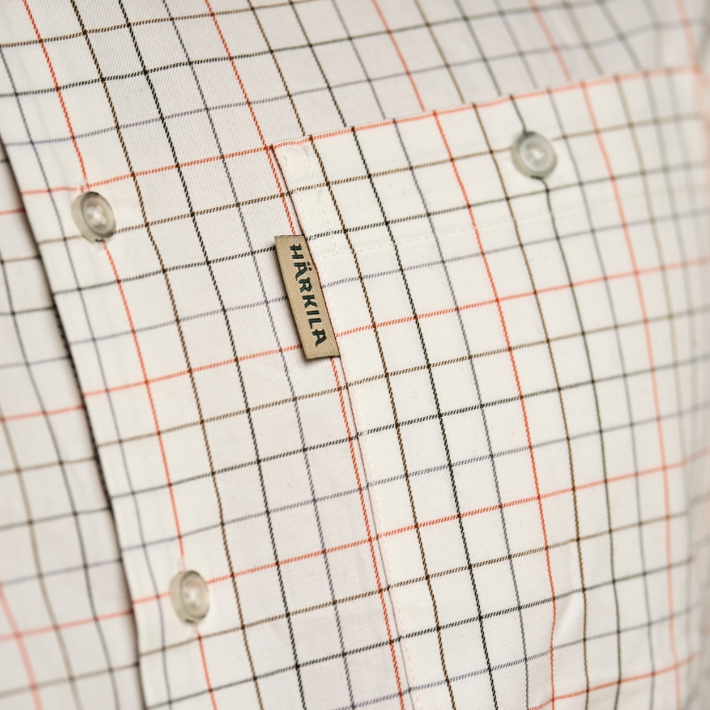 Chemise Portfield Mandarin Check - H�rkila