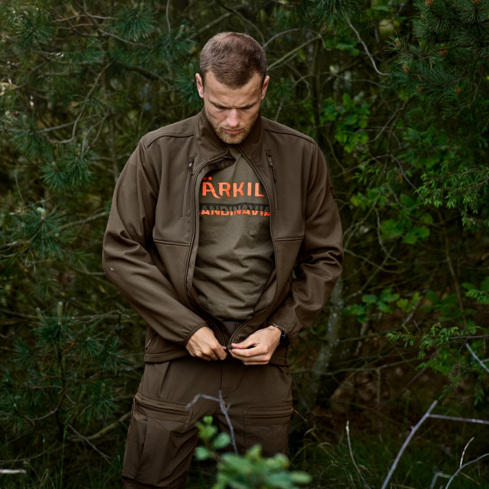 T-shirt Scandinavian Gape Leaf Orange - H�rkila