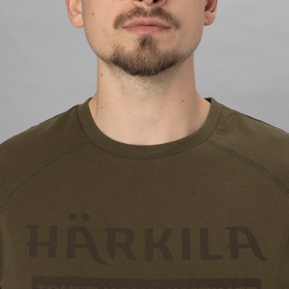 T-shirt Logo S/S Willow Green - H�rkila