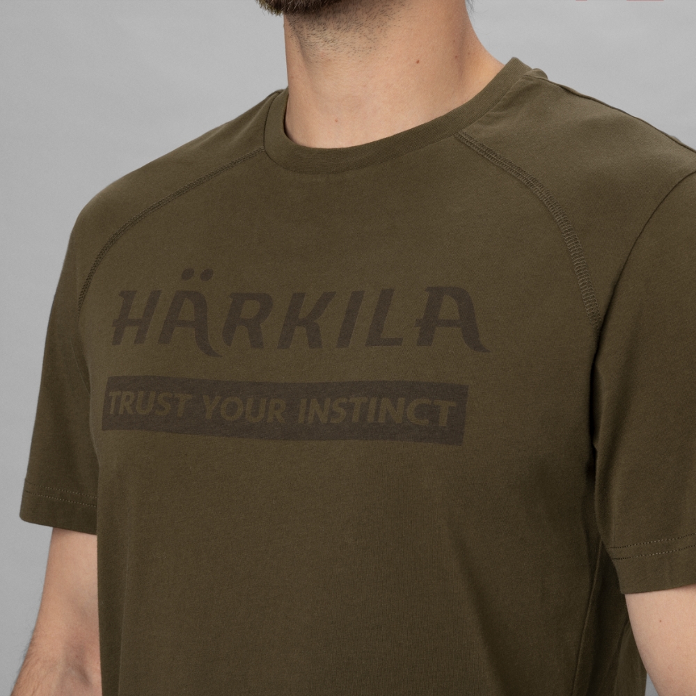 T-shirt Logo S/S Willow Green - H�rkila
