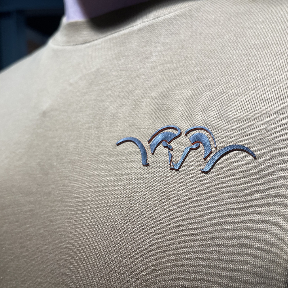 T-shirt Blaser Argali Badge T 26 - Matt Gold Or Mat Homme