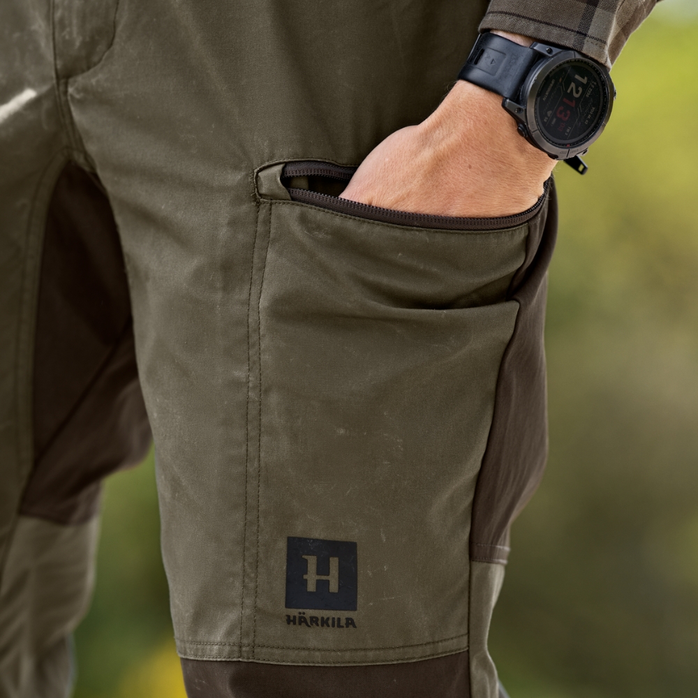 Pantalon H�rkila Fjell - Grape Leaf/Willow Green