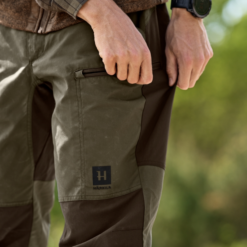 Pantalon H�rkila Fjell - Grape Leaf/Willow Green