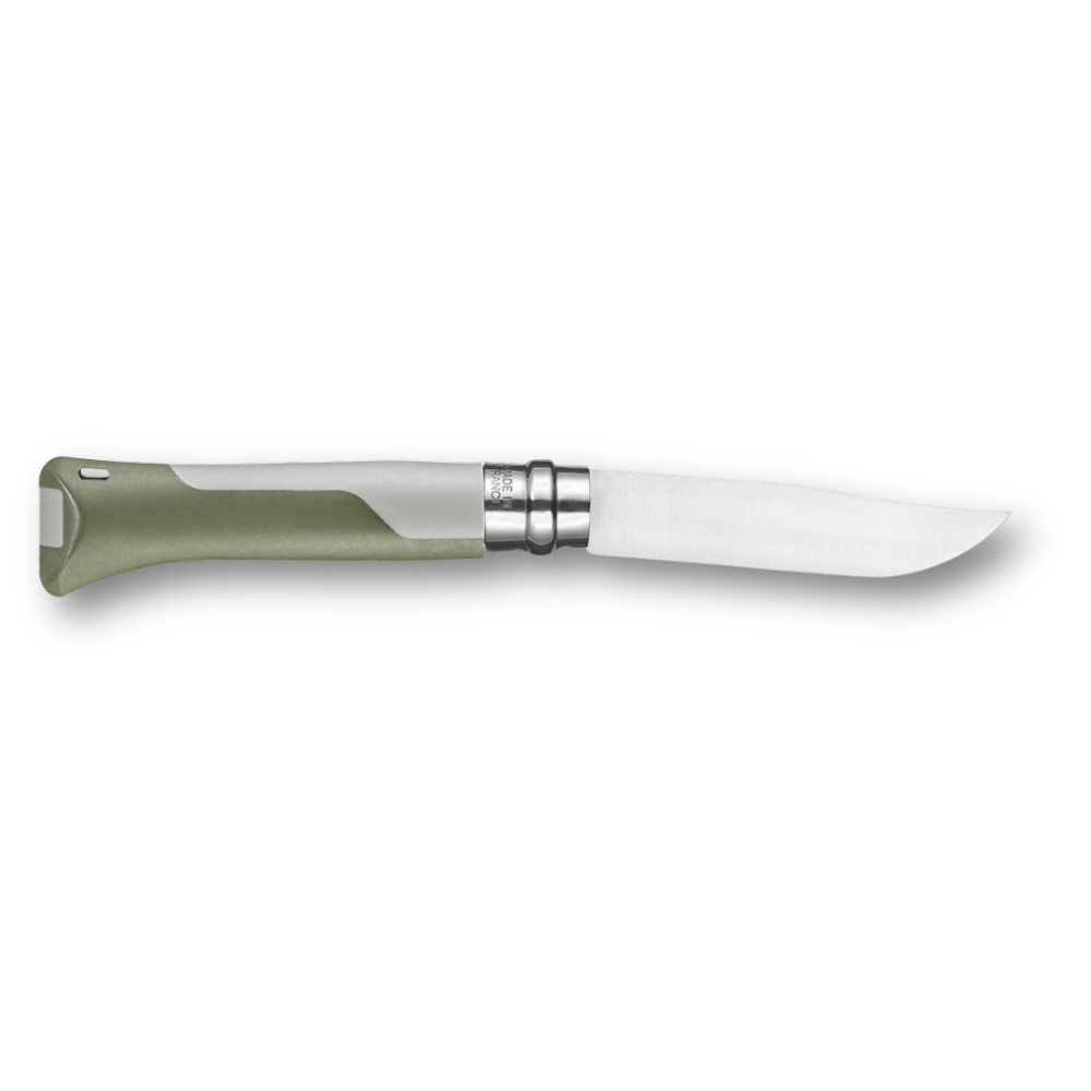 Opinel N08 Horizon Kaki Gris - Couteau Outdoor & Chasse