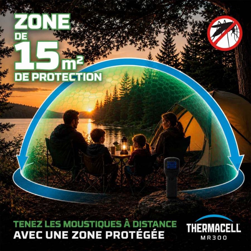 Bouclier Anti-Moustiques Portable Thermacell MR300LX