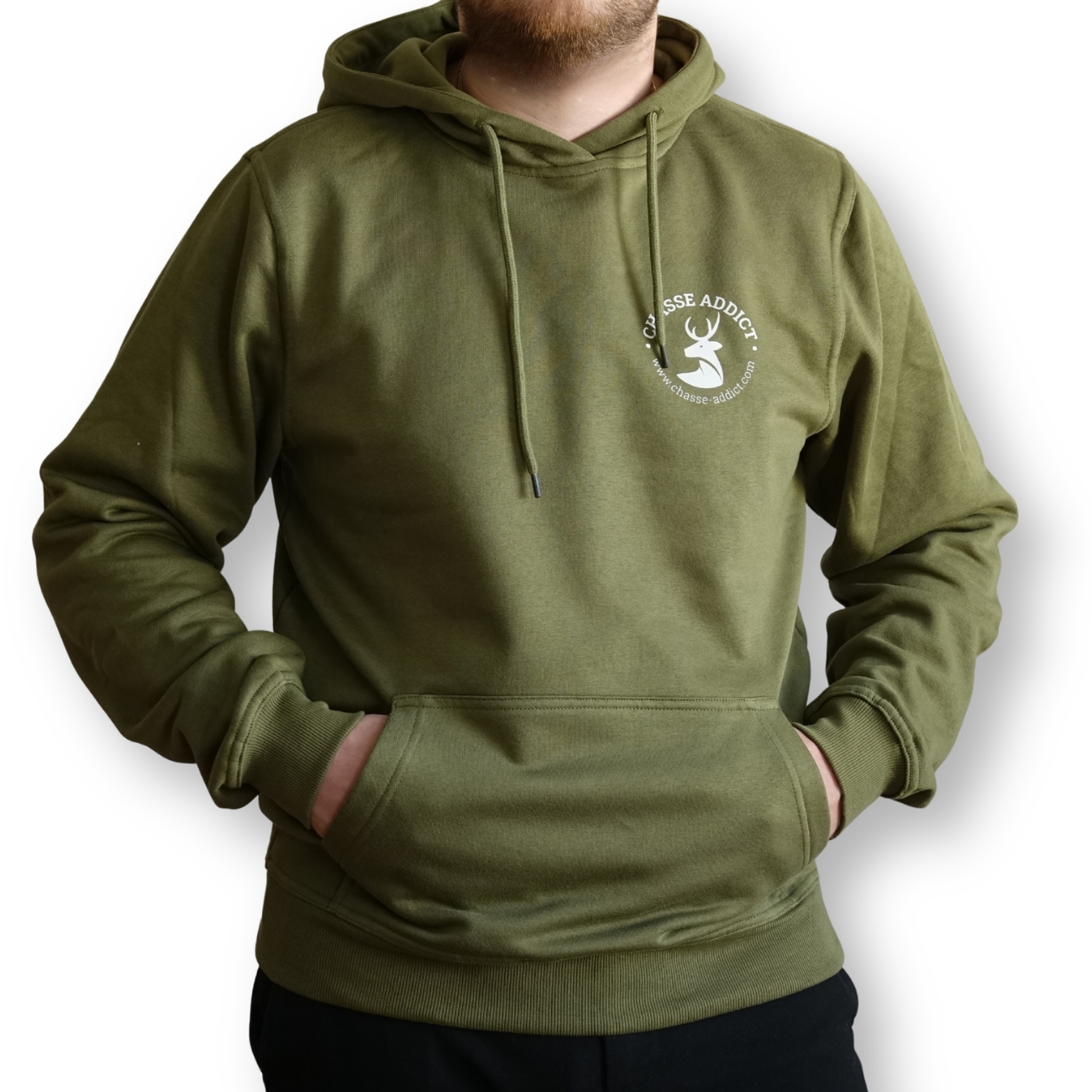 Sweat � Capuche Chasse Addict Signature Forest