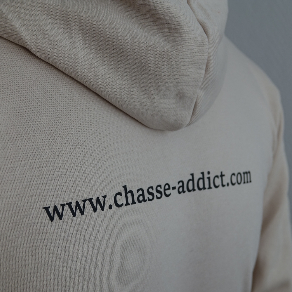 Sweat � Capuche Chasse Addict Signature Sandstone