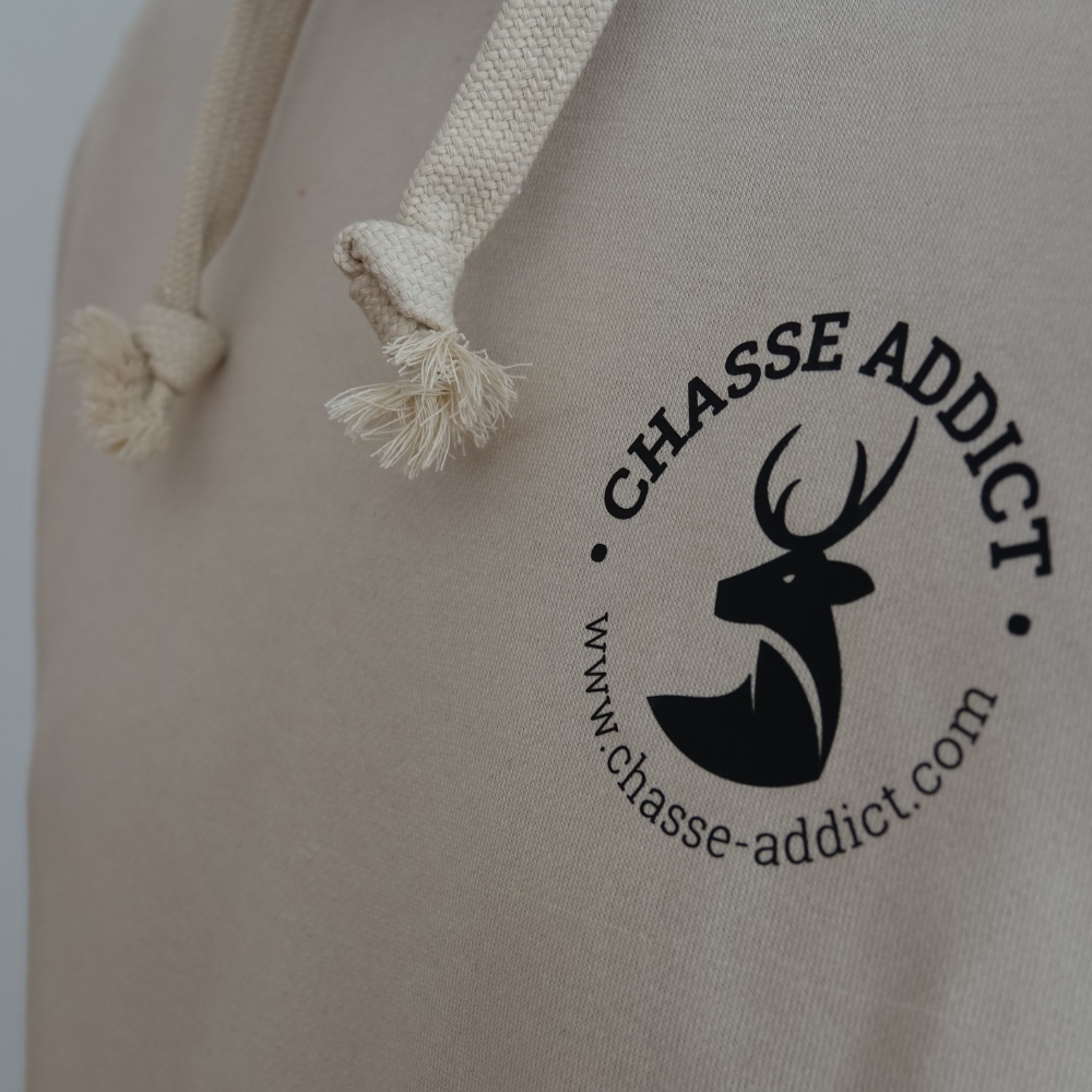 Sweat � Capuche Chasse Addict Signature Sandstone