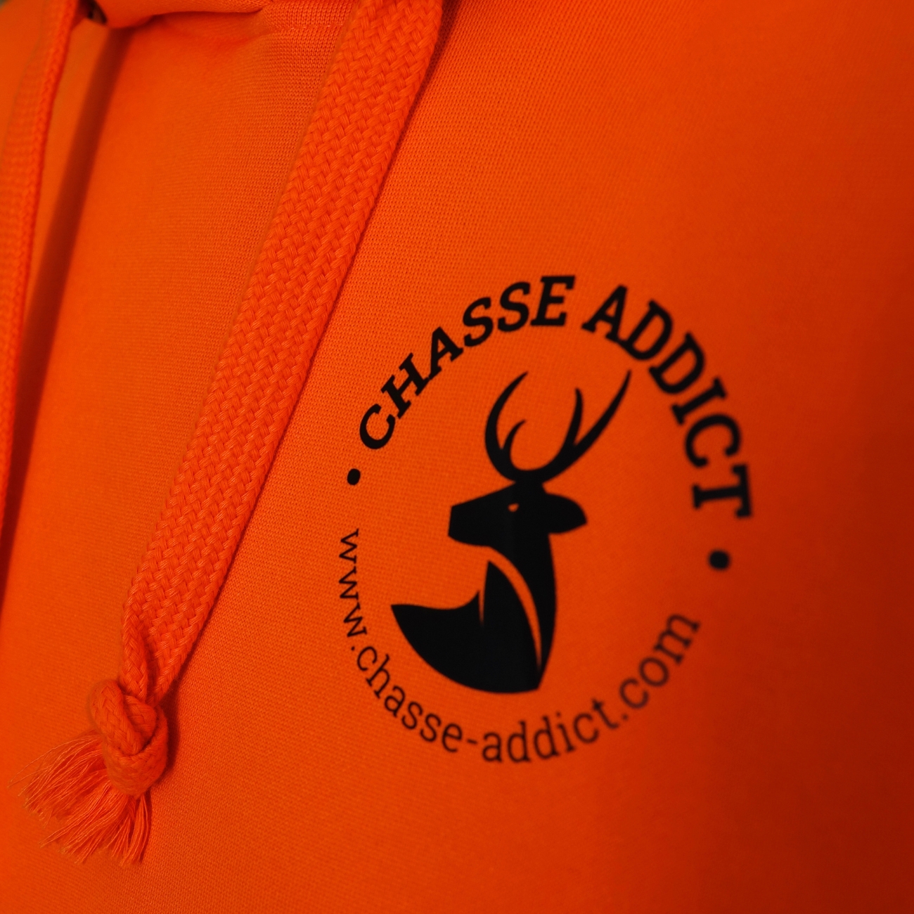 Sweat � Capuche Chasse Addict Signature Safety Orange HV