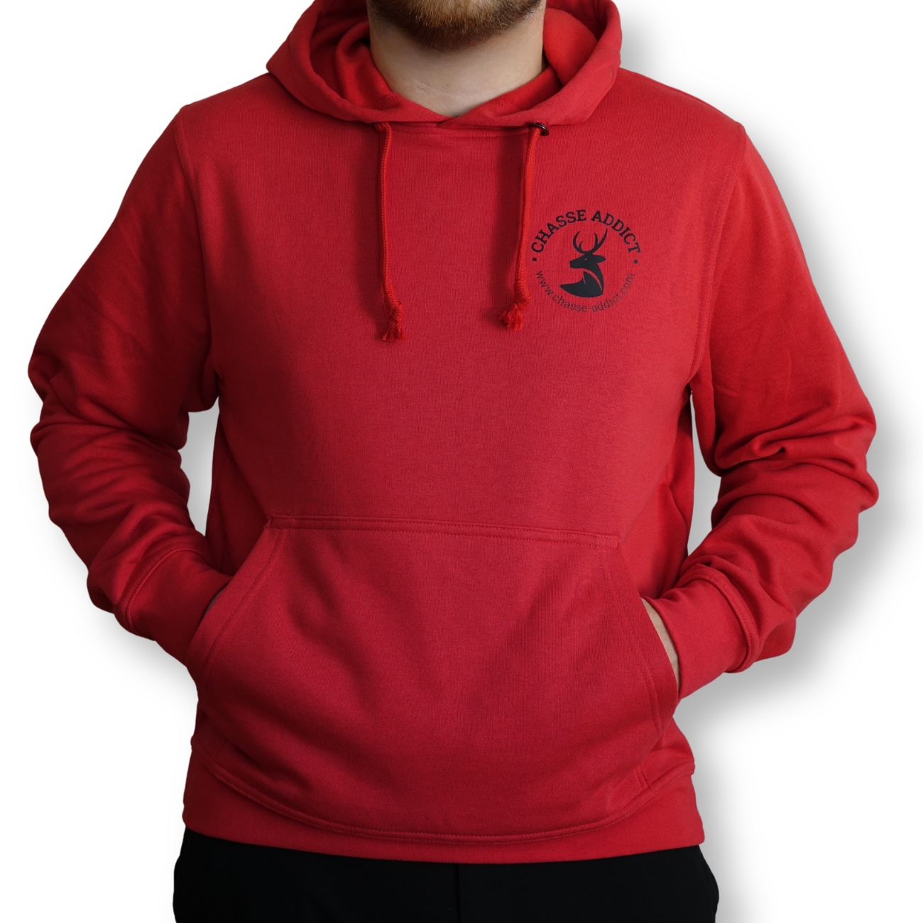 Sweat � Capuche Chasse Addict Signature Red Stag