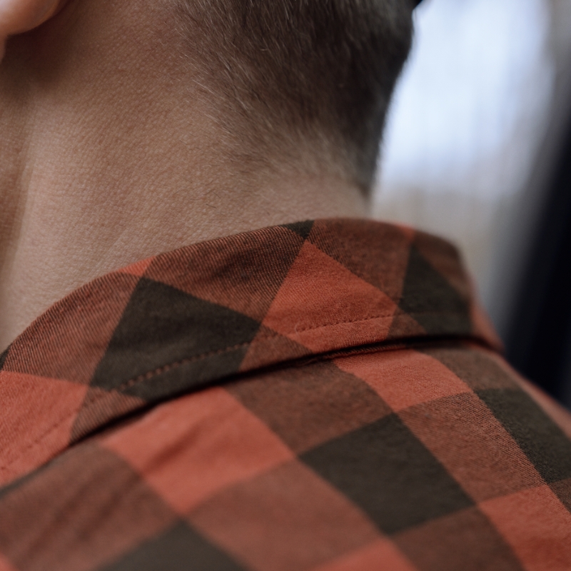 Chemise H�rkila Scandinavian L/S - Autumn Orange Check