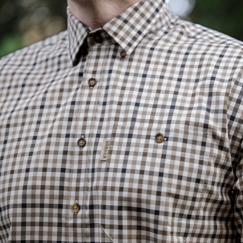 Chemise Chasse H�rkila Milford - Blue Beige