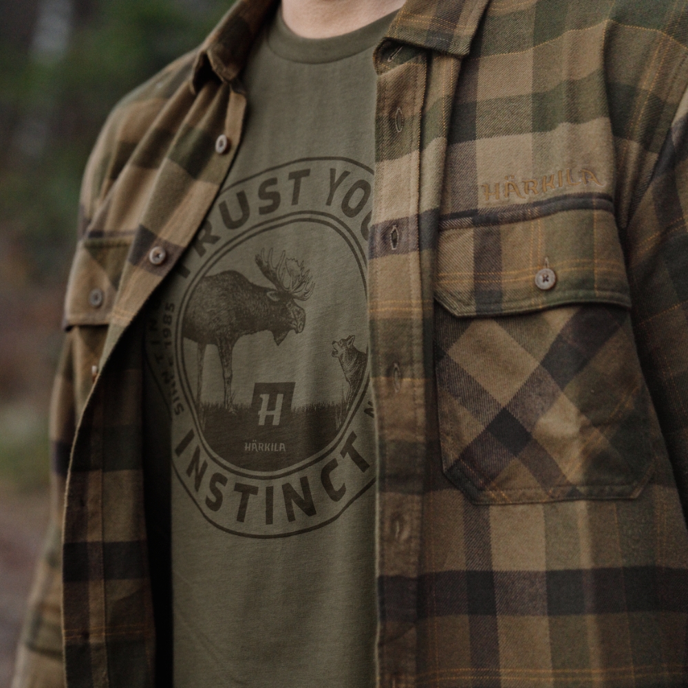 T-Shirt H�rkila Moose S/S - Vert