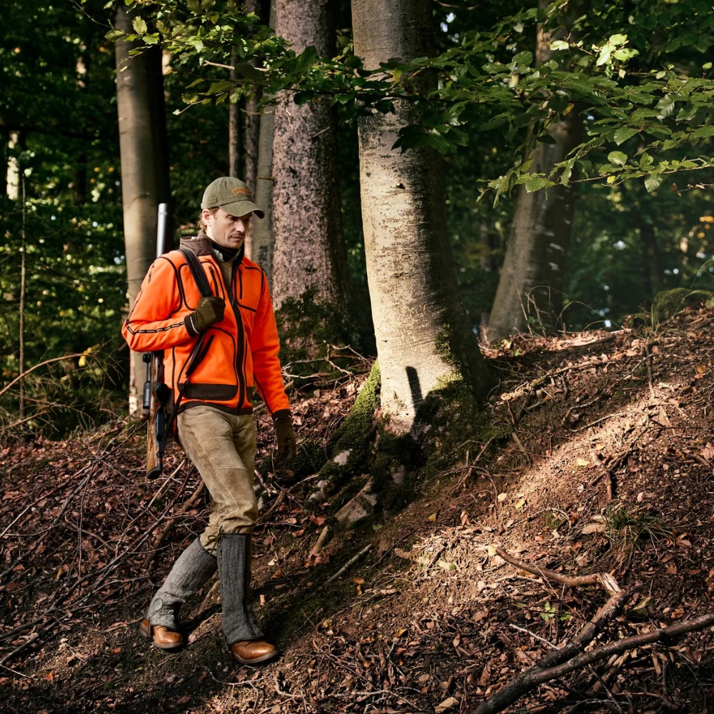 Veste Polaire Réversible Härkila Kamko Blaze Orange / Vert
