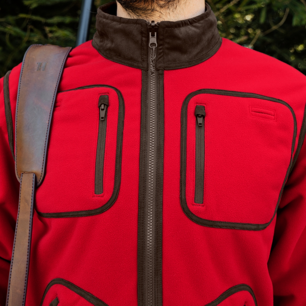 Veste Polaire Réversible Härkila Kamko Regal Rouge / Brun