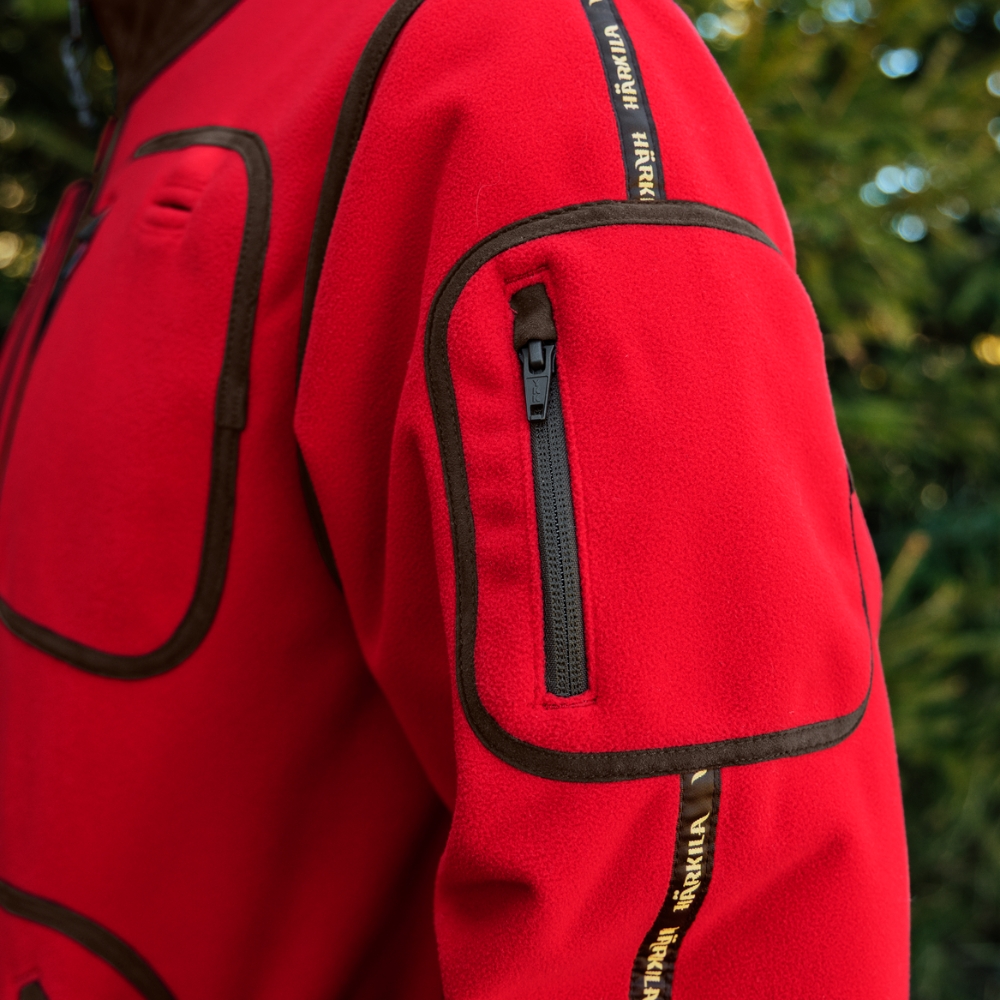 Veste Polaire Réversible Härkila Kamko Regal Rouge / Brun