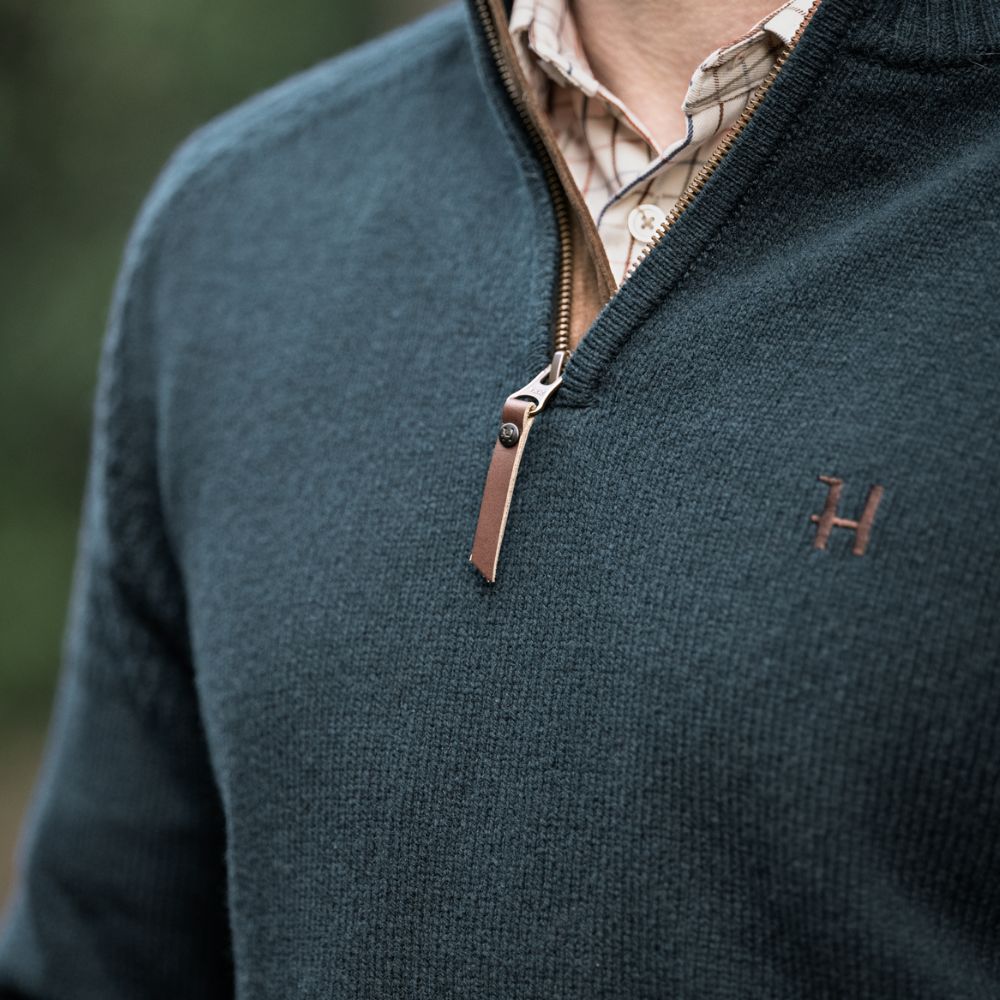 Pull Härkila Vincent Merino Half Zip Dark navy