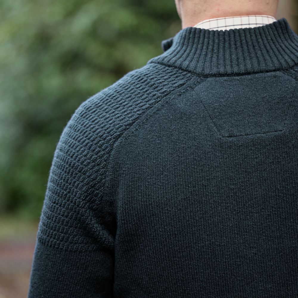 Pull Härkila Vincent Merino Half Zip Dark navy