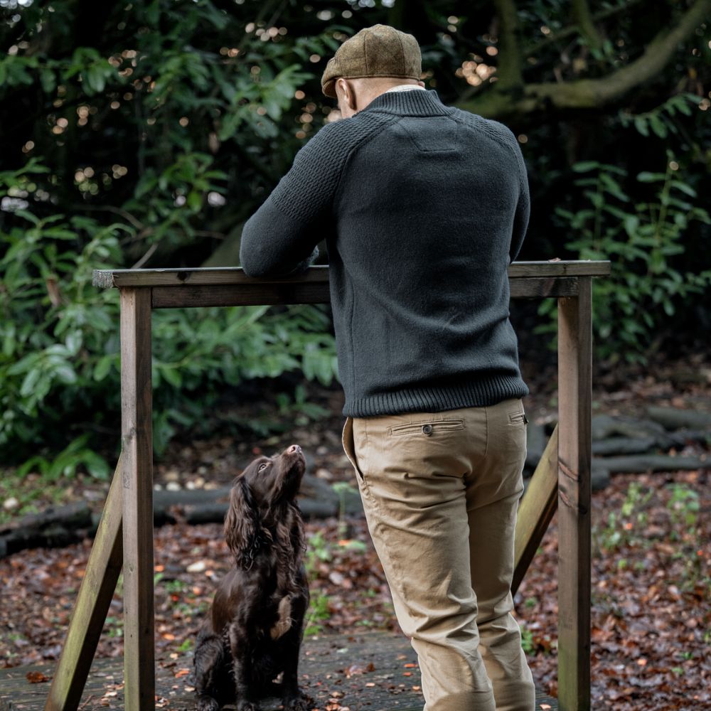 Pull Härkila Vincent Merino Half Zip Dark navy