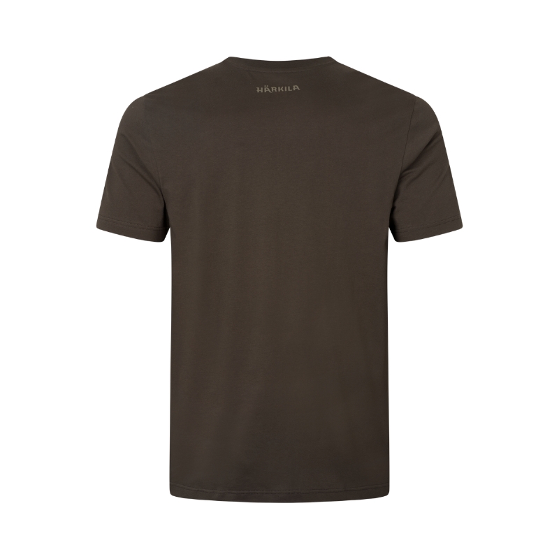 T-Shirt Härkila Logo Brand S/S Shadow Brown
