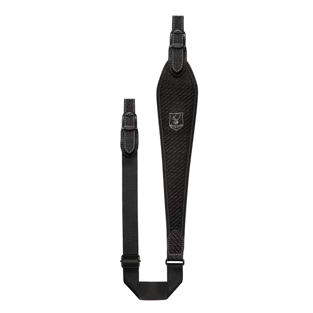 Bretelle Carabine Cuir Effet Carbone Riserva