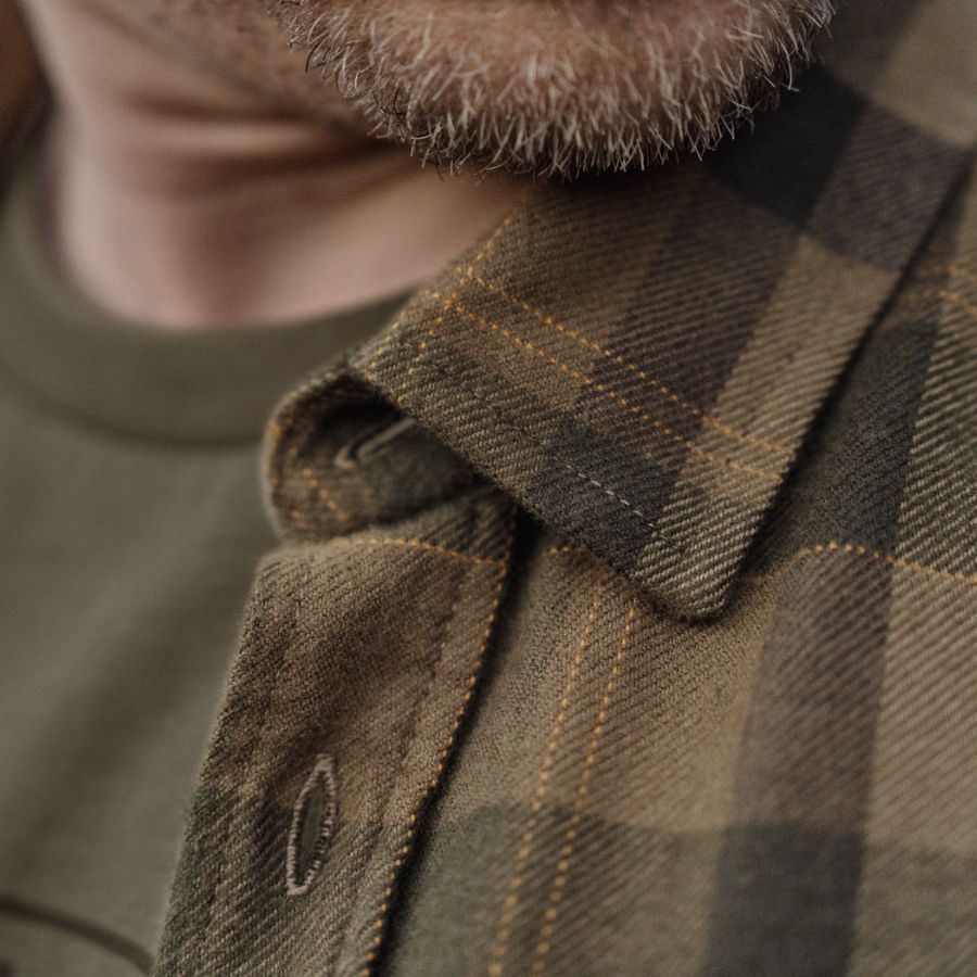 Chemise Härkila Asmund ML Beech Green Check