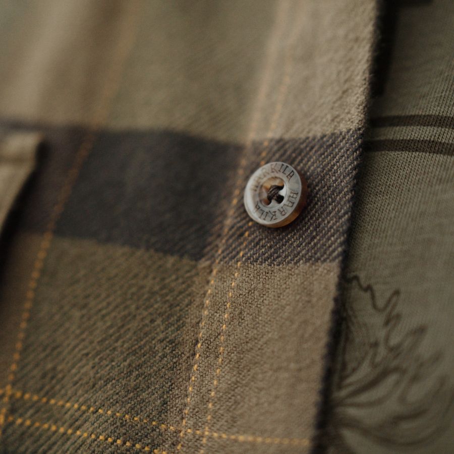 Chemise Härkila Asmund ML Beech Green Check