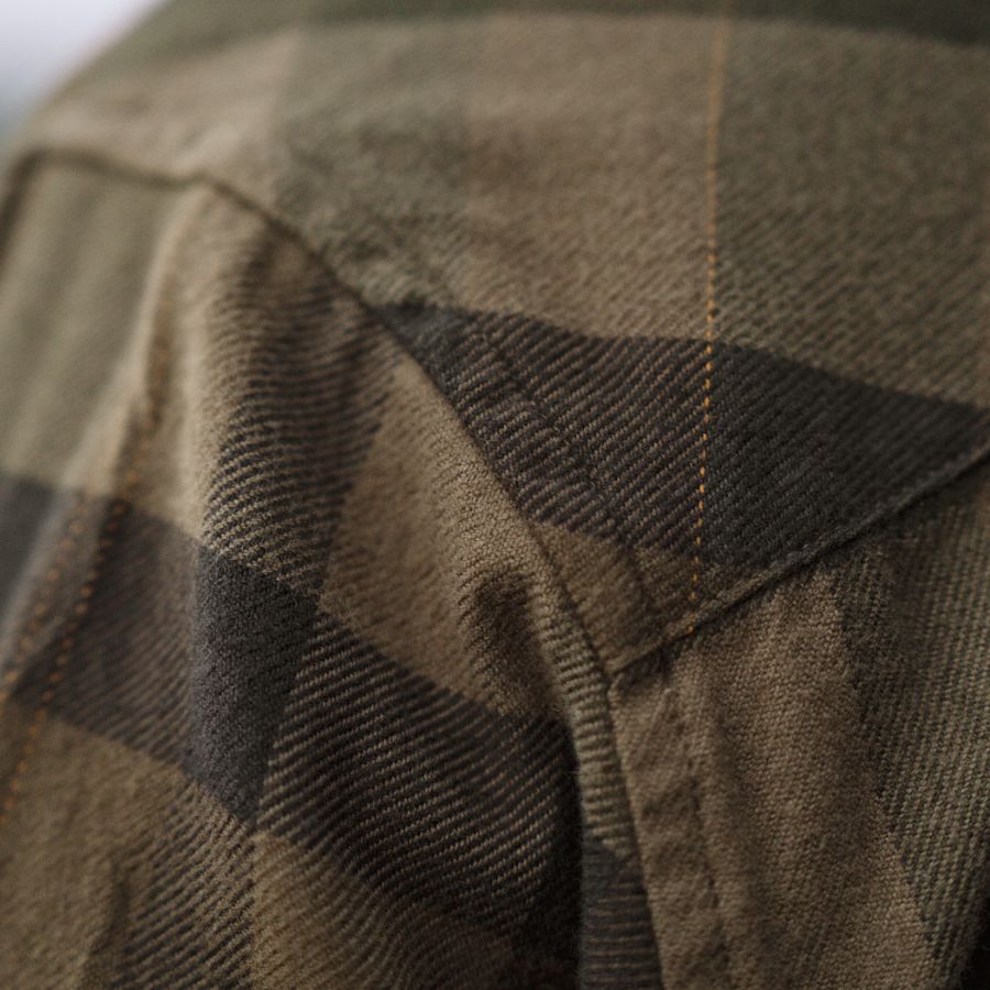 Chemise Härkila Asmund ML Beech Green Check